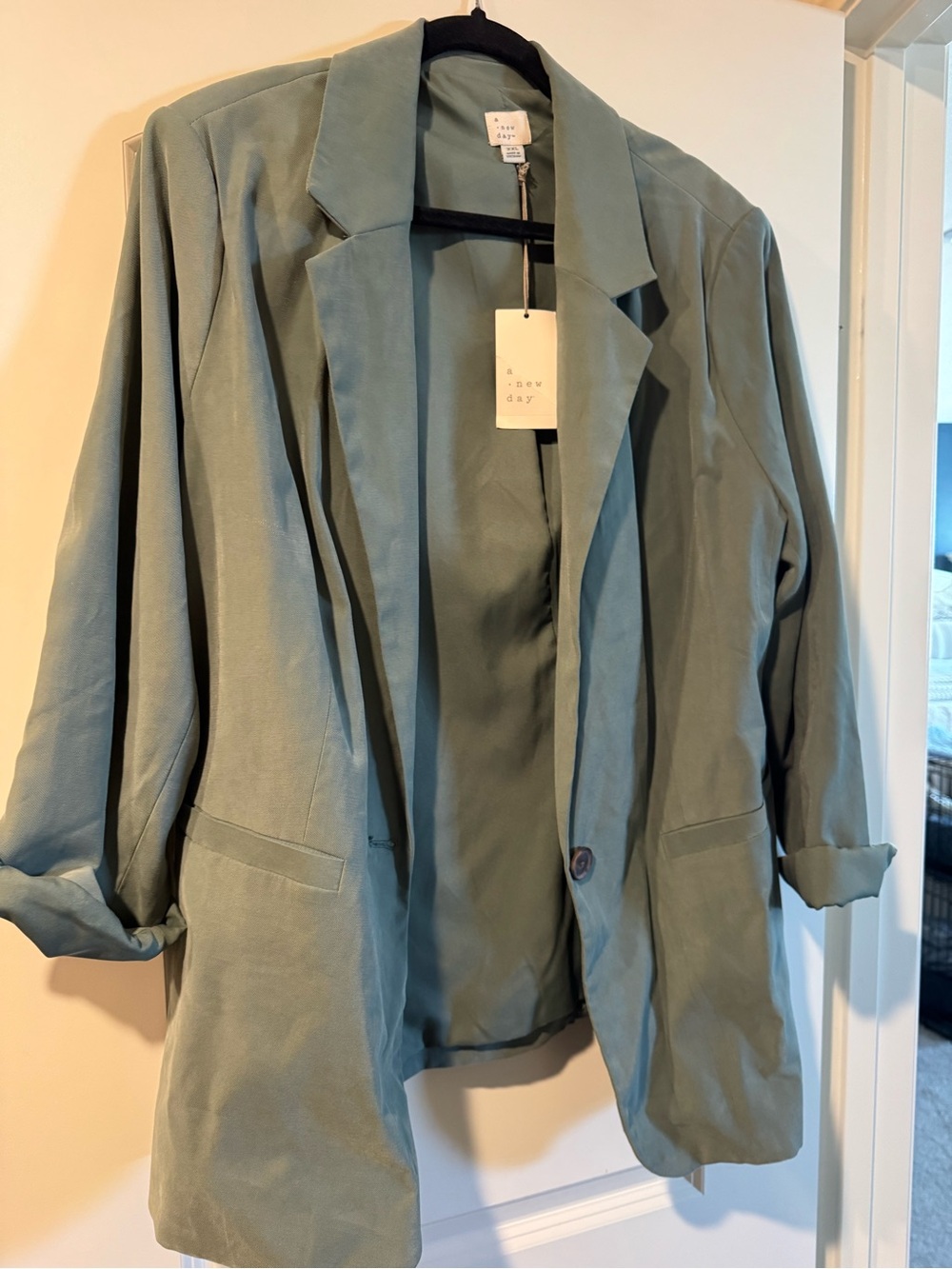 a new day Sage Green Relaxed Blazer